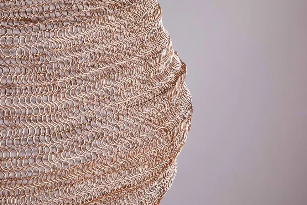 Mukuni Wire Lampshade - Brass - Large