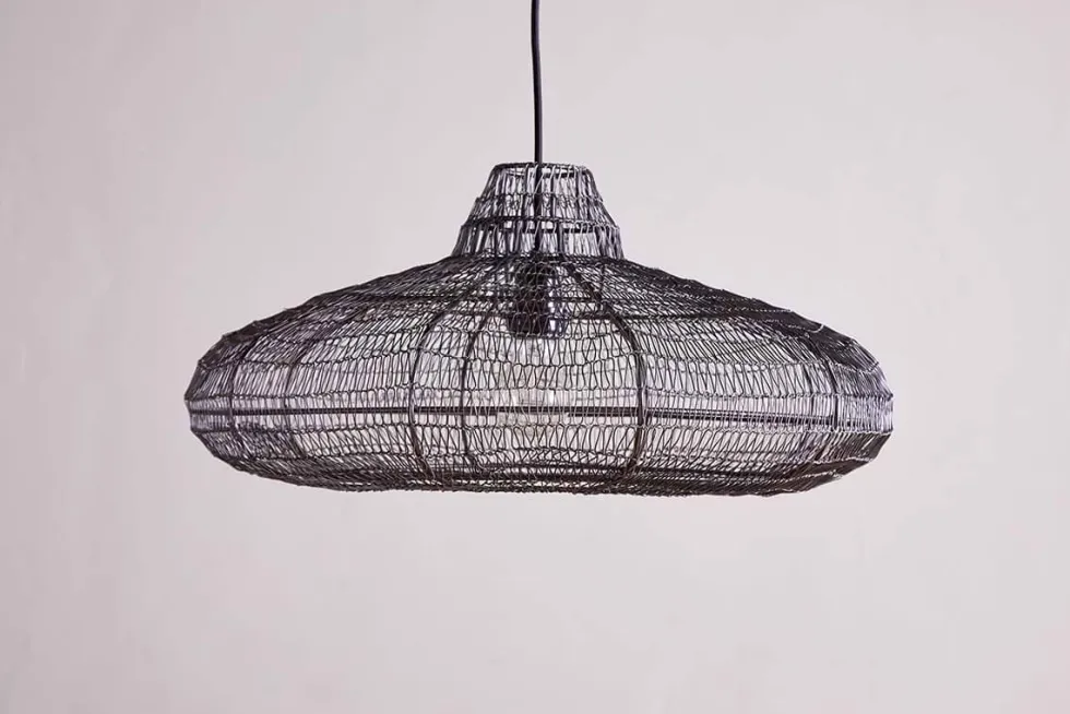 Mukuni Wire Lampshade - Bronze/Black