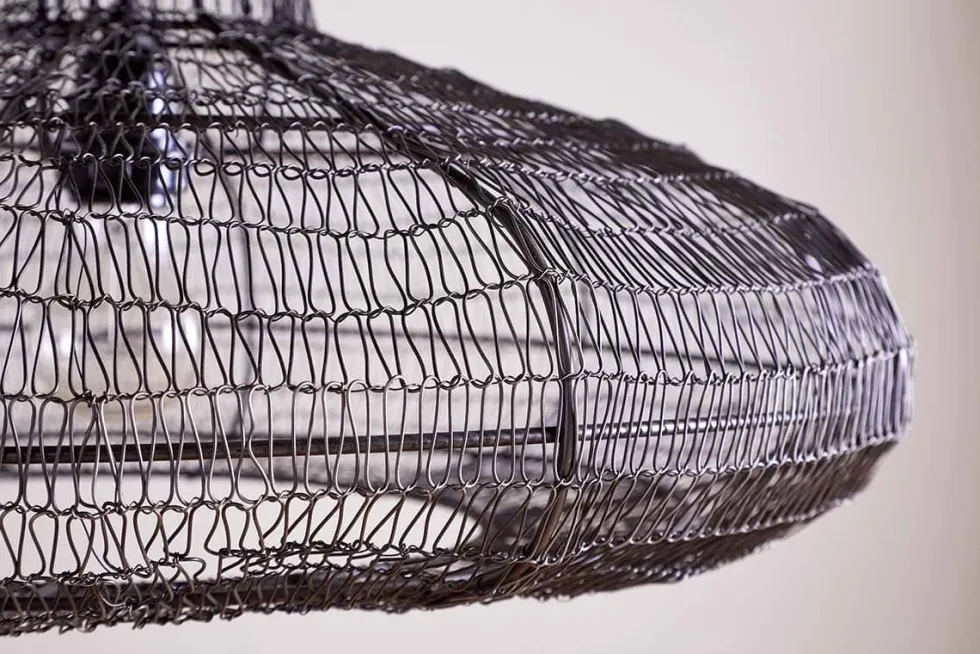 Mukuni Wire Lampshade - Bronze/Black