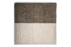 Munir Linen Cushion Cover - Charcoal