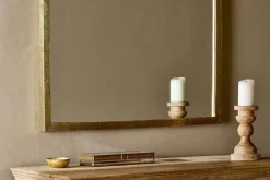 Murwara Arch Mirror - Antique Brass