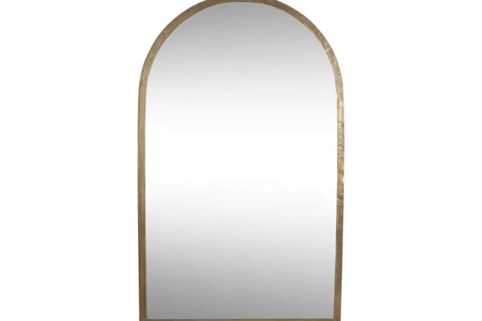Murwara Full Length Arched Mirror - Antique Brass