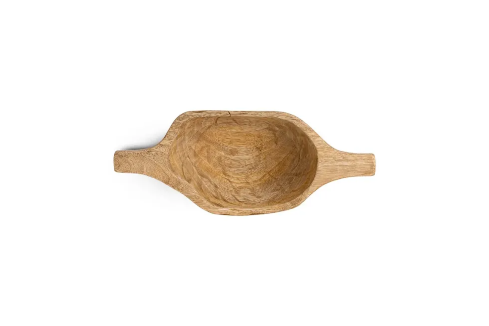 Naashta Handled Serving Bowl - Natural