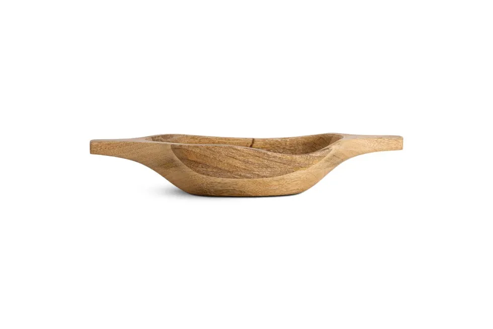 Naashta Handled Serving Bowl - Natural