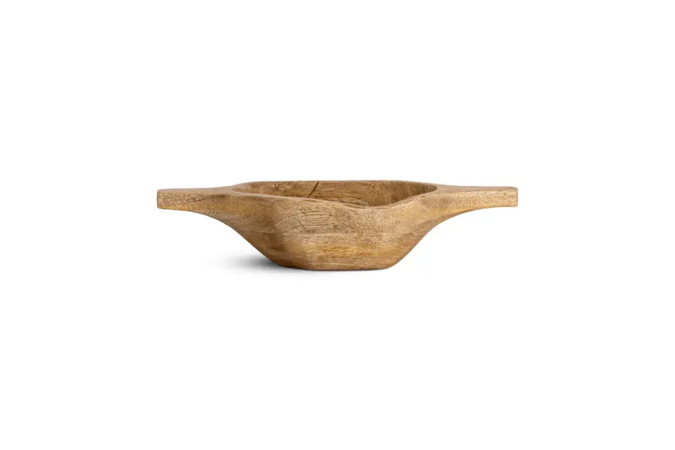 Naashta Handled Serving Bowl - Natural