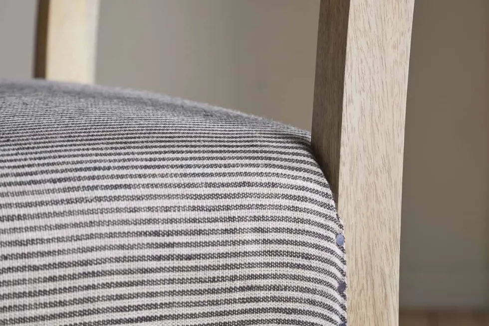 Nadeeka Linen Upholstered Counter Chair - Soft Grey