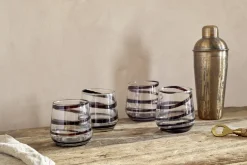 Nadia Tumbler - Mocha - (Set of 4)