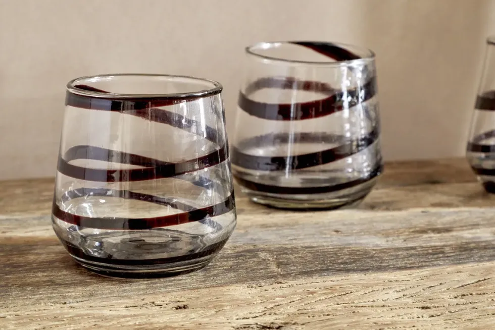 Nadia Tumbler - Mocha - (Set of 4)