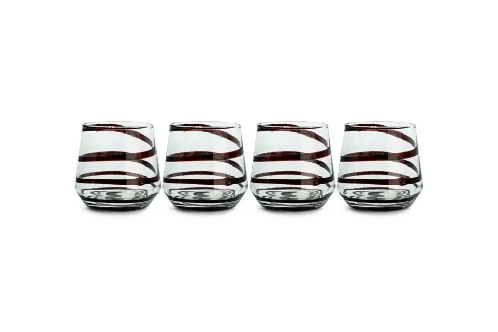 Nadia Tumbler - Mocha - (Set of 4)