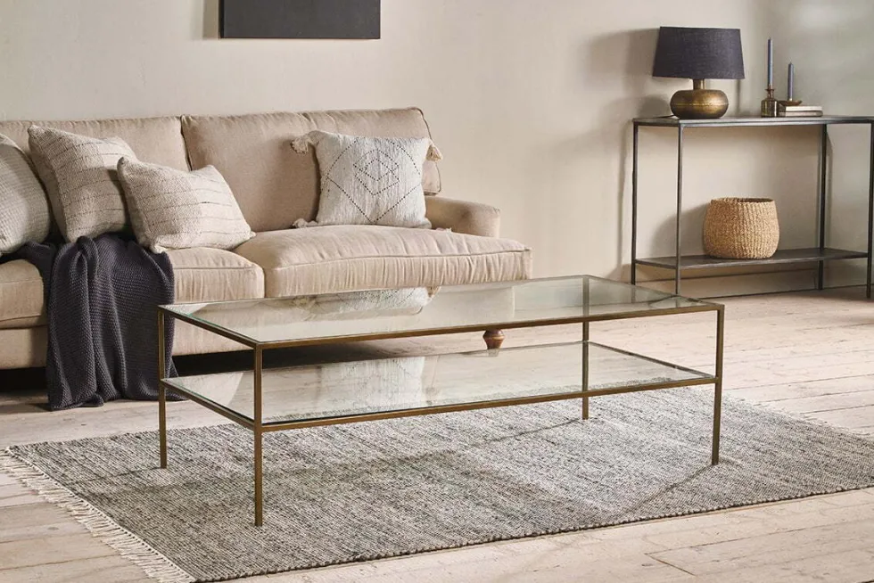Nakuru Iron & Glass Coffee Table