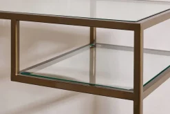 Nakuru Iron & Glass Console Table