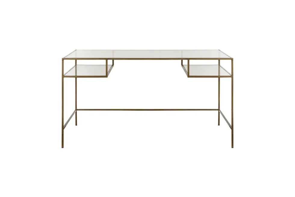 Nakuru Iron & Glass Desk