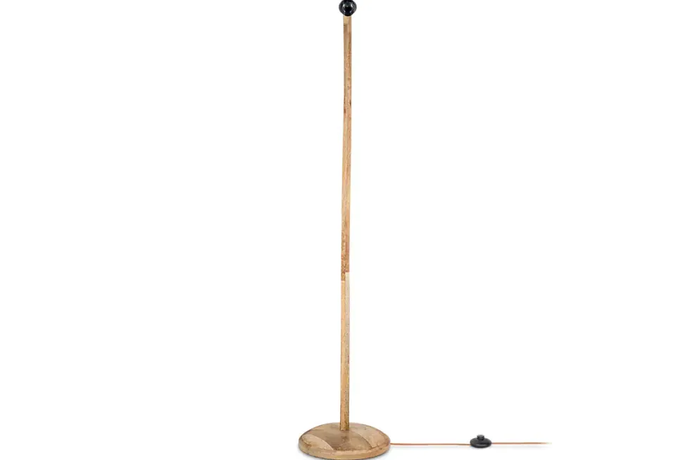 Namira Mango Wood Floor Lamp - Natural