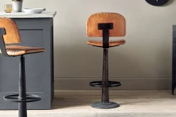Narwana Bar Chair - Aged Tan