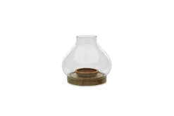 Naryla Mango Wood Lantern - Natural