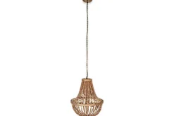 Neela Mango Wood Pendant - Natural