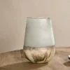 Ngolo Recycled Glass Vase - Aged Smoke