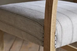 Nidhi Linen Upholstered Counter Chair - Natural