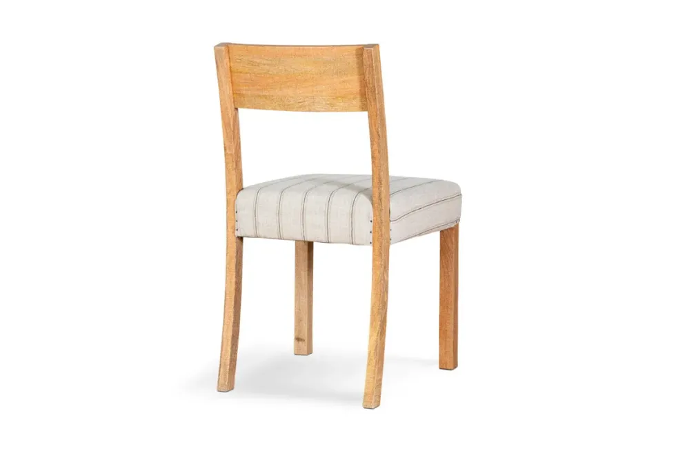 Nidhi Linen Upholstered Dining Chair - Natural
