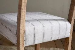 Nidhi Linen Upholstered Dining Chair - Natural