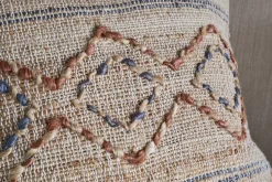 Nila Esha Cushion Cover - Rust & Indigo
