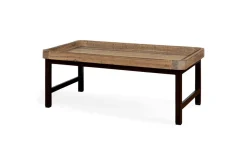 Nisha Reclaimed Wood & Iron Coffee Table - Natural