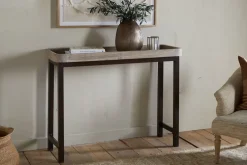 Nisha Reclaimed Wood & Iron Console Table - Natural