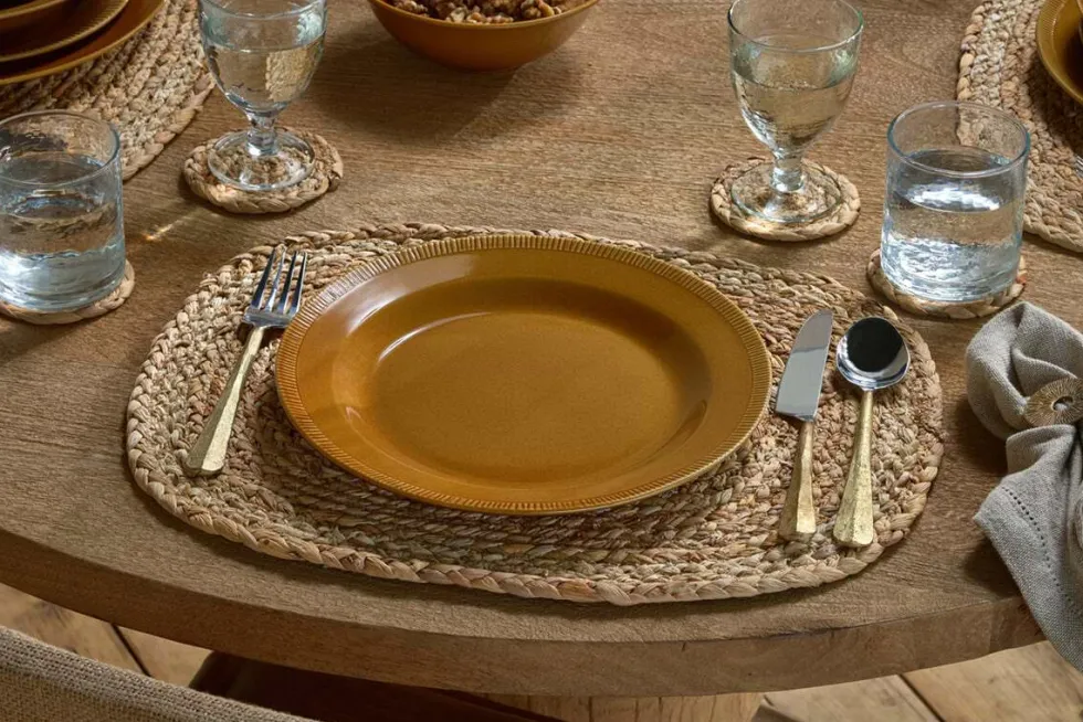 Nuwara Dinner Plate - Mustard