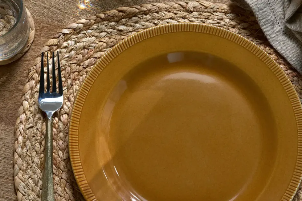 Nuwara Dinner Plate - Mustard