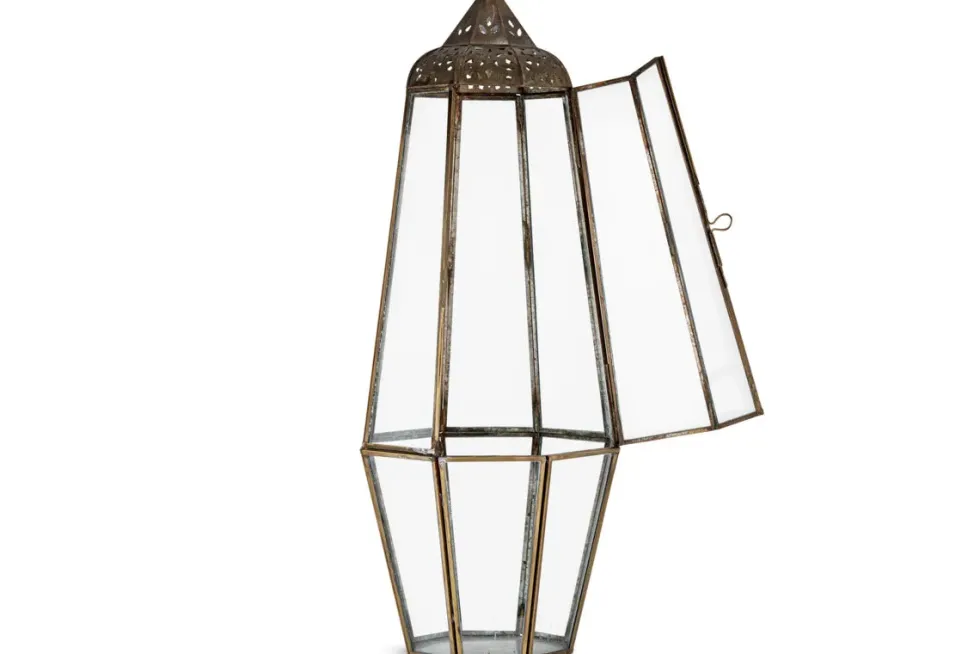 Nyiruan Lantern - Brass & Clear