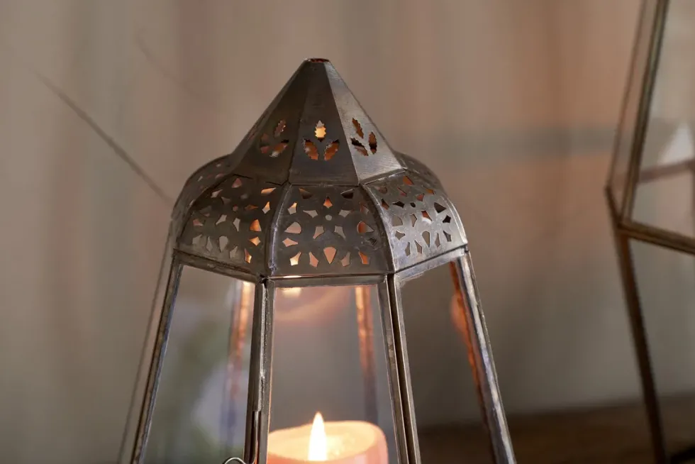 Nyiruan Lantern - Brass & Clear