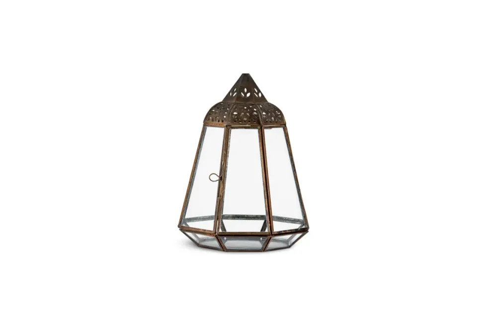 Nyiruan Lantern - Brass & Clear