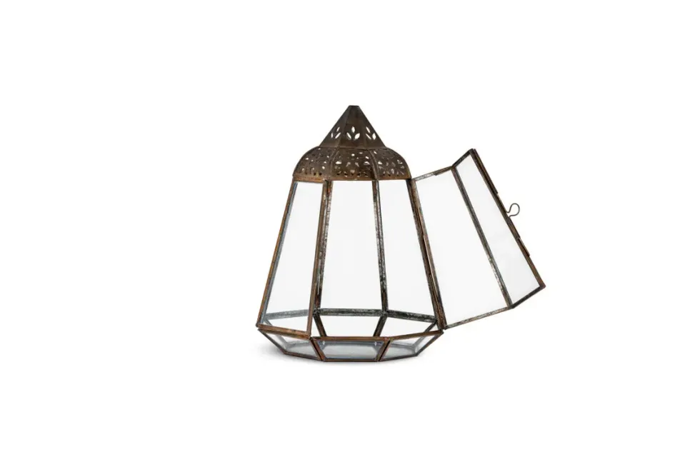 Nyiruan Lantern - Brass & Clear
