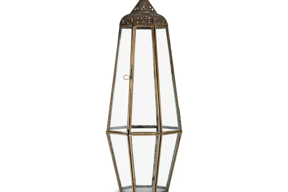 Nyiruan Lantern - Brass & Clear