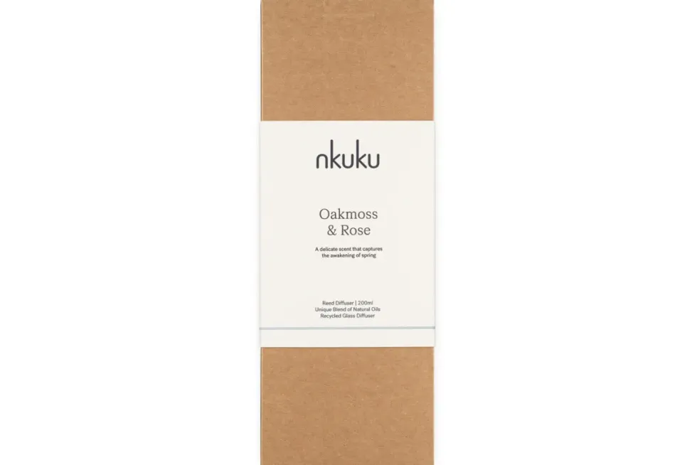 Oakmoss & Rose Scented Reed Diffuser - Yellow
