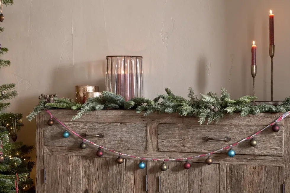 Oko Bauble Garland - Mixed Matt