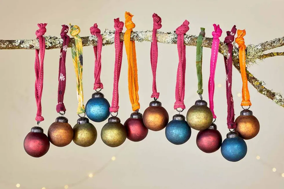 Oko Mini Baubles - Mixed Matt (Set of 12)