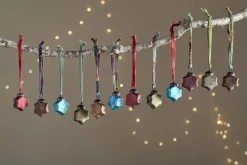 Oko Mini Star Baubles - Mixed Matt - (Set of 12)