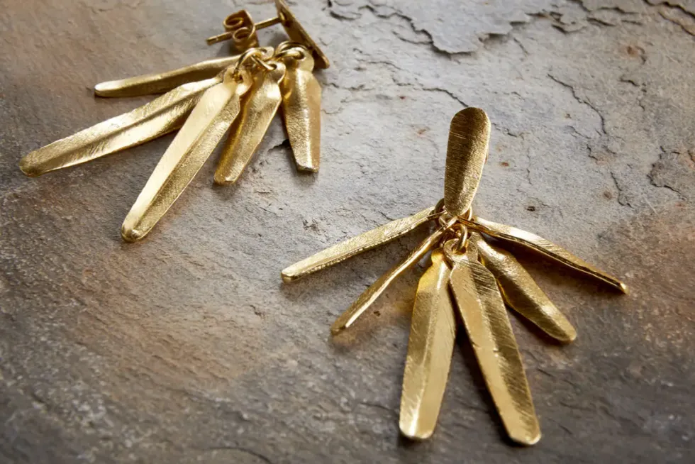 Omuti Earrings - Gold