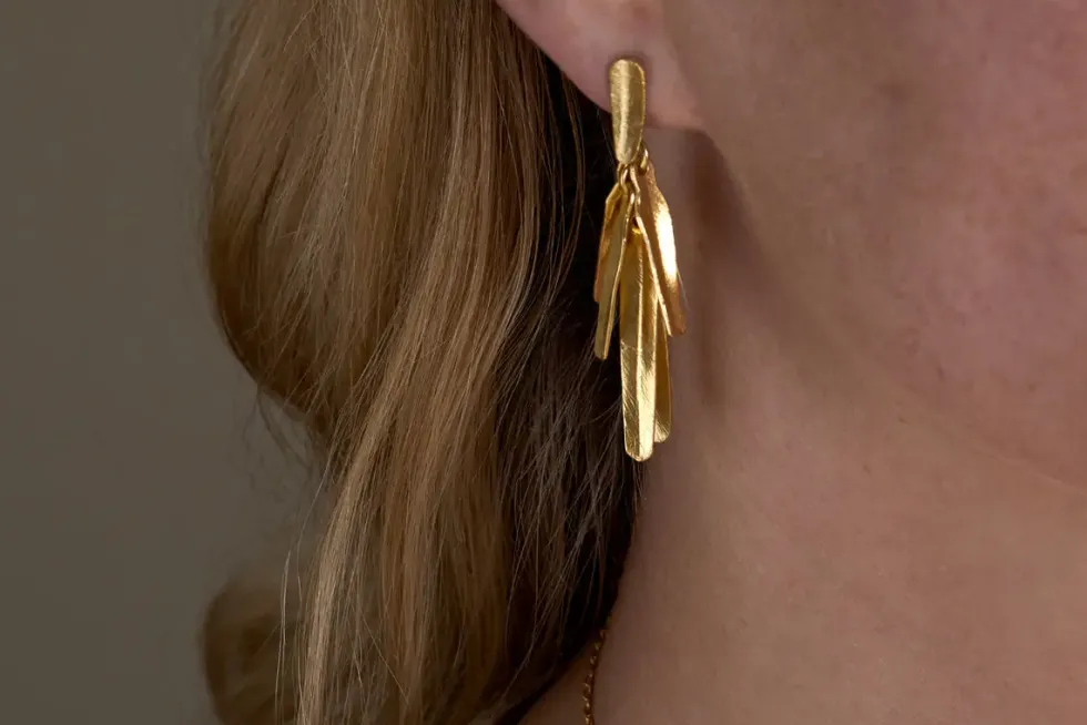 Omuti Earrings - Gold