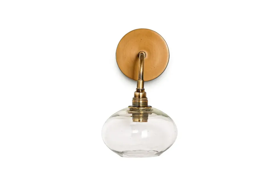Otoro Recycled Glass Wall Light - Clear