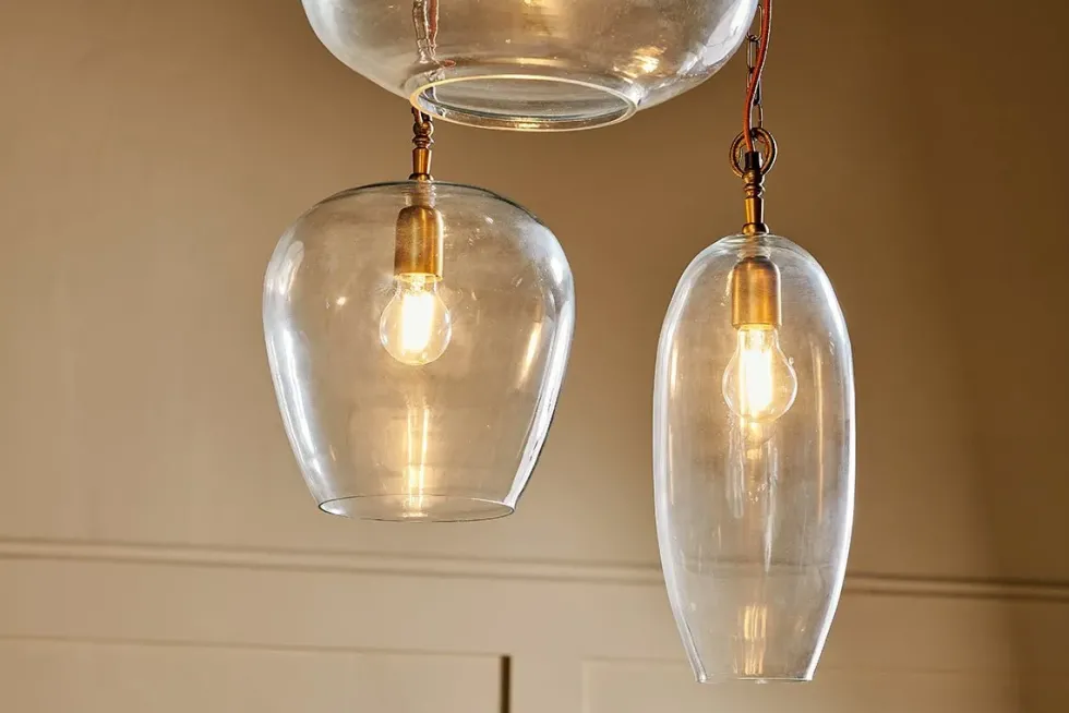 Otoro Statement Recycled Glass Cluster Pendant