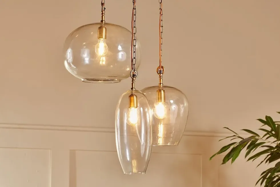 Otoro Statement Recycled Glass Cluster Pendant