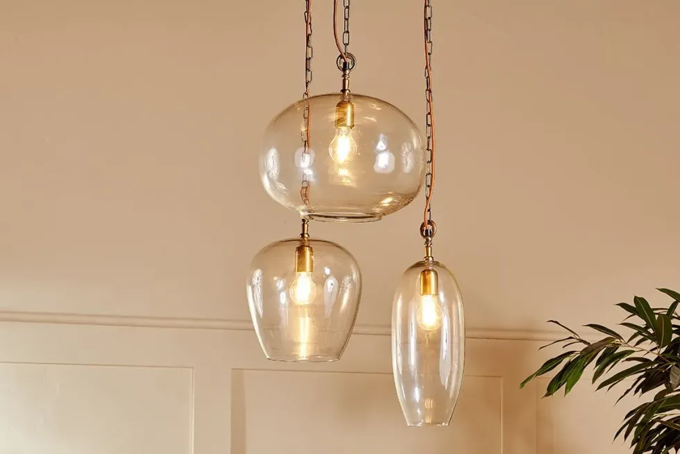 Otoro Statement Recycled Glass Cluster Pendant