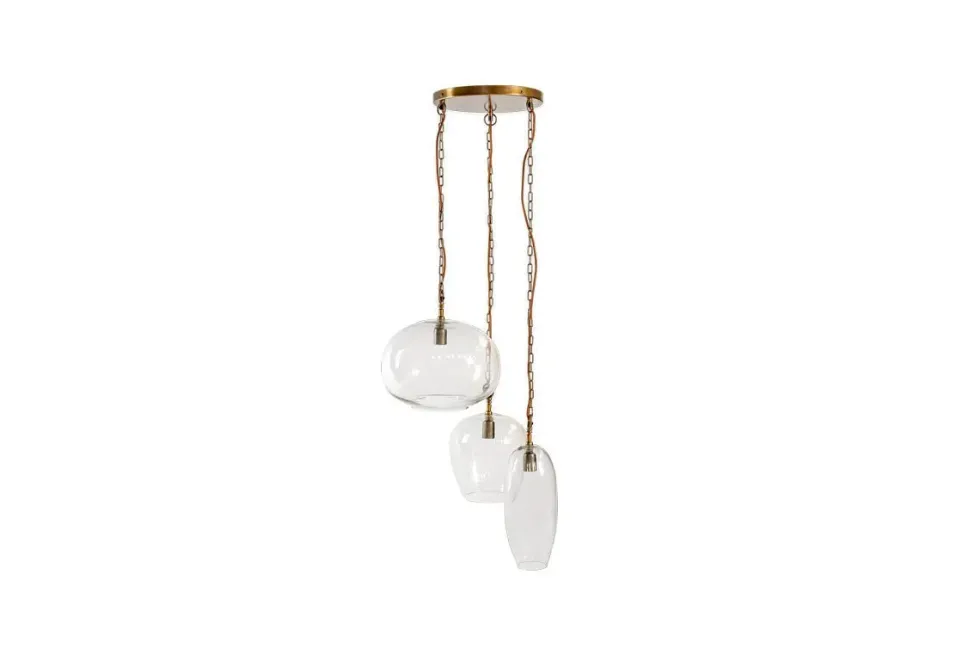 Otoro Statement Recycled Glass Cluster Pendant