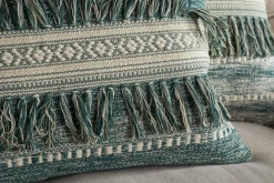 Padal Woven Cushion Cover - Green