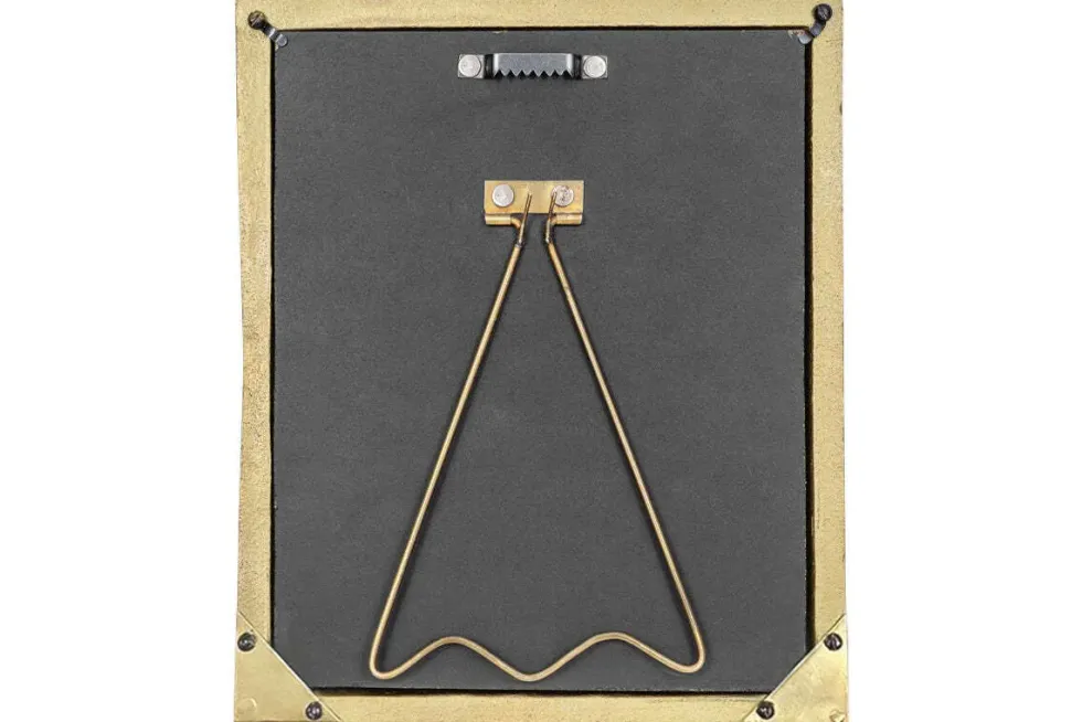 Pambani Photo Frame - Antique Brass