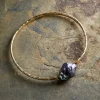 Parahu Grey Pearl Bracelet - Gold