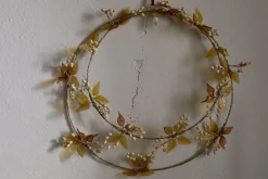 Parili Glass Wreath - Large - Ochre - Large