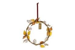 Parili Glass Wreath - Small - Ochre - Small